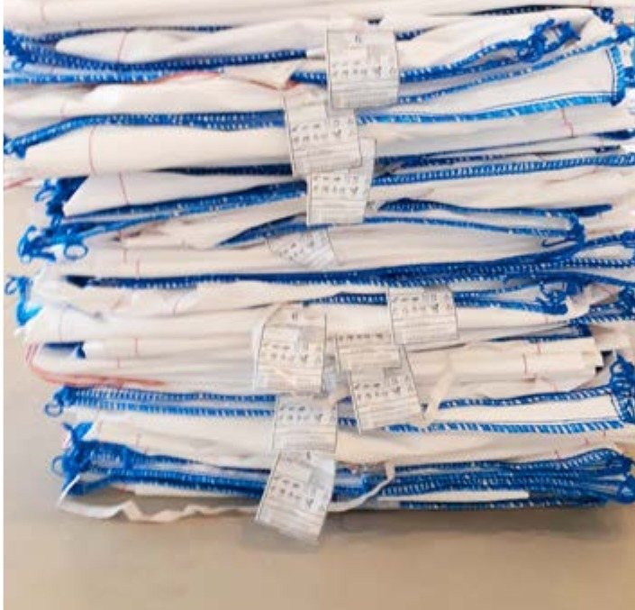 Taýýar Big Bag-lar palletalarda tm